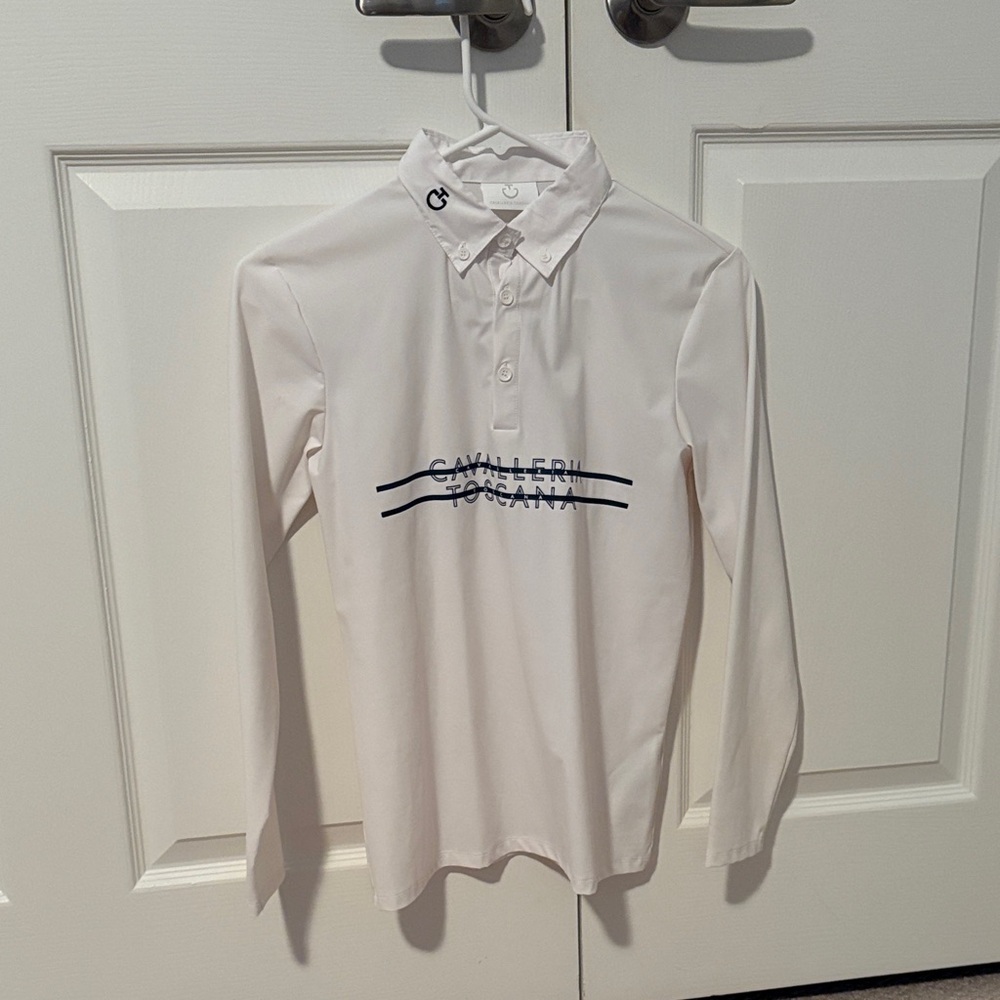 Cavalleria Toscana Boys White Button Down Shirt